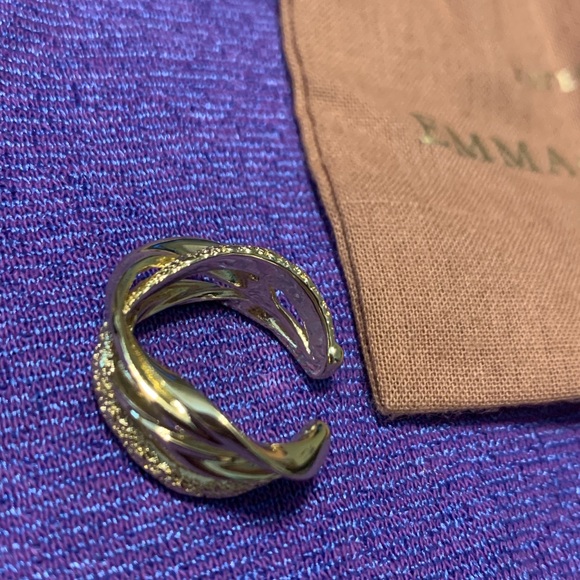 Sz 6 L'Atellier Paris Emma & Chloe Gold Ring - Picture 8 of 16